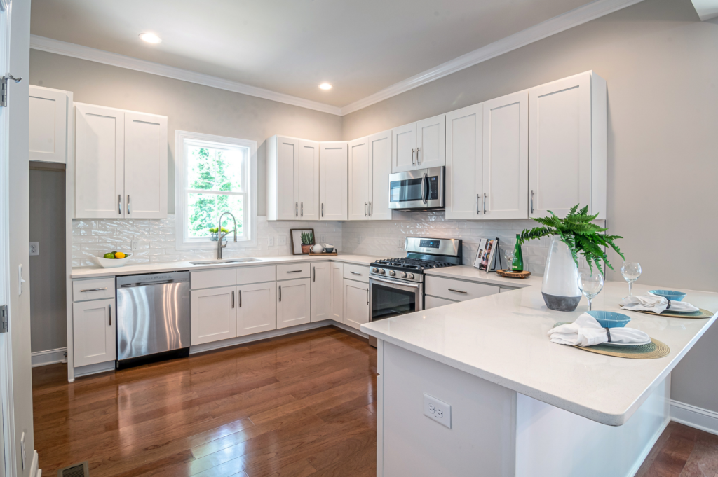 Freshly cleaned residential kitchen by Care & Clean